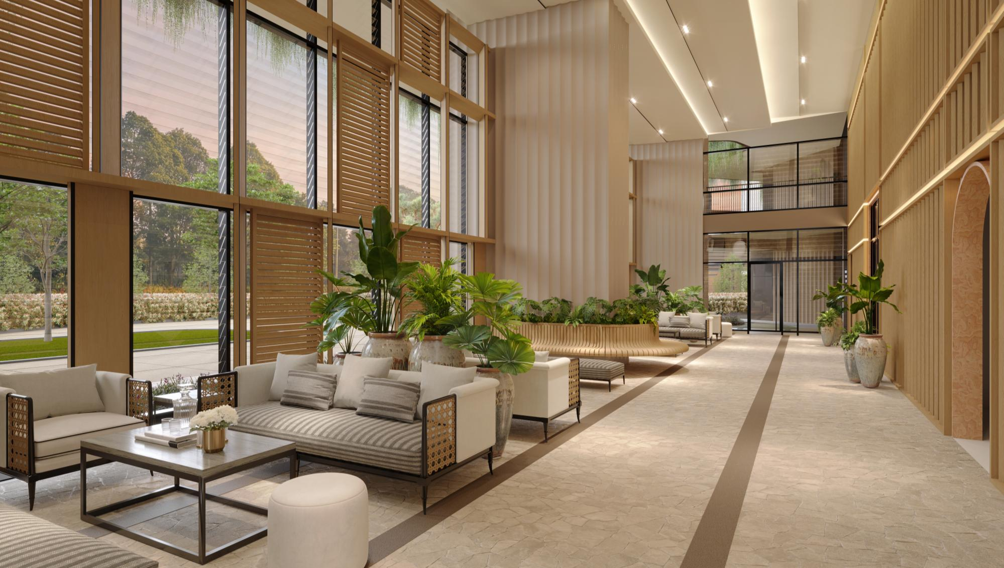 Ophira Resort Residences Grand Lobby, artist impression