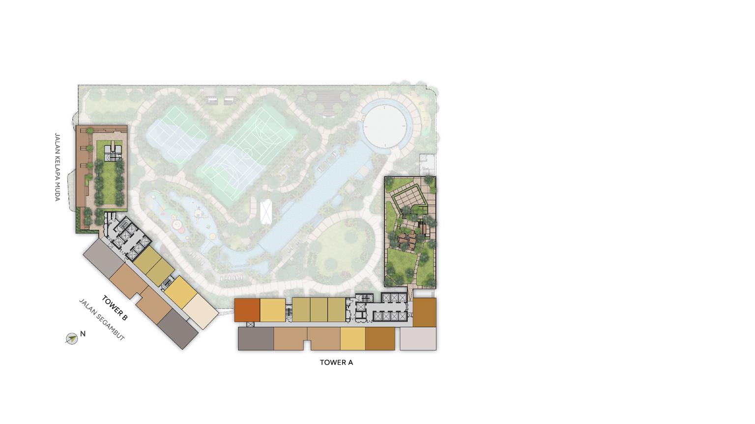 Official Sky Garden facility plan for Level 51 and Level 53A