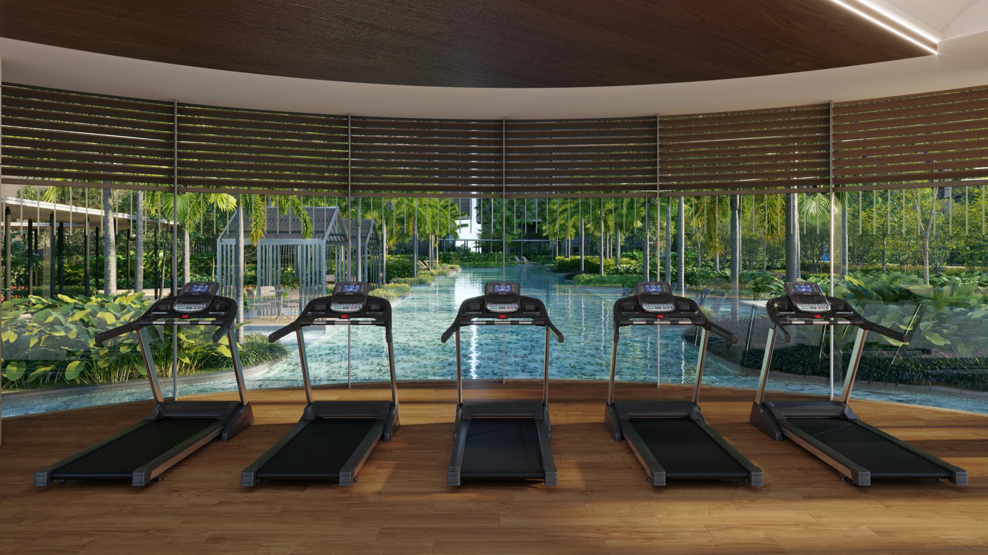 Ophira Resort Residences Gymnasium, artist impression